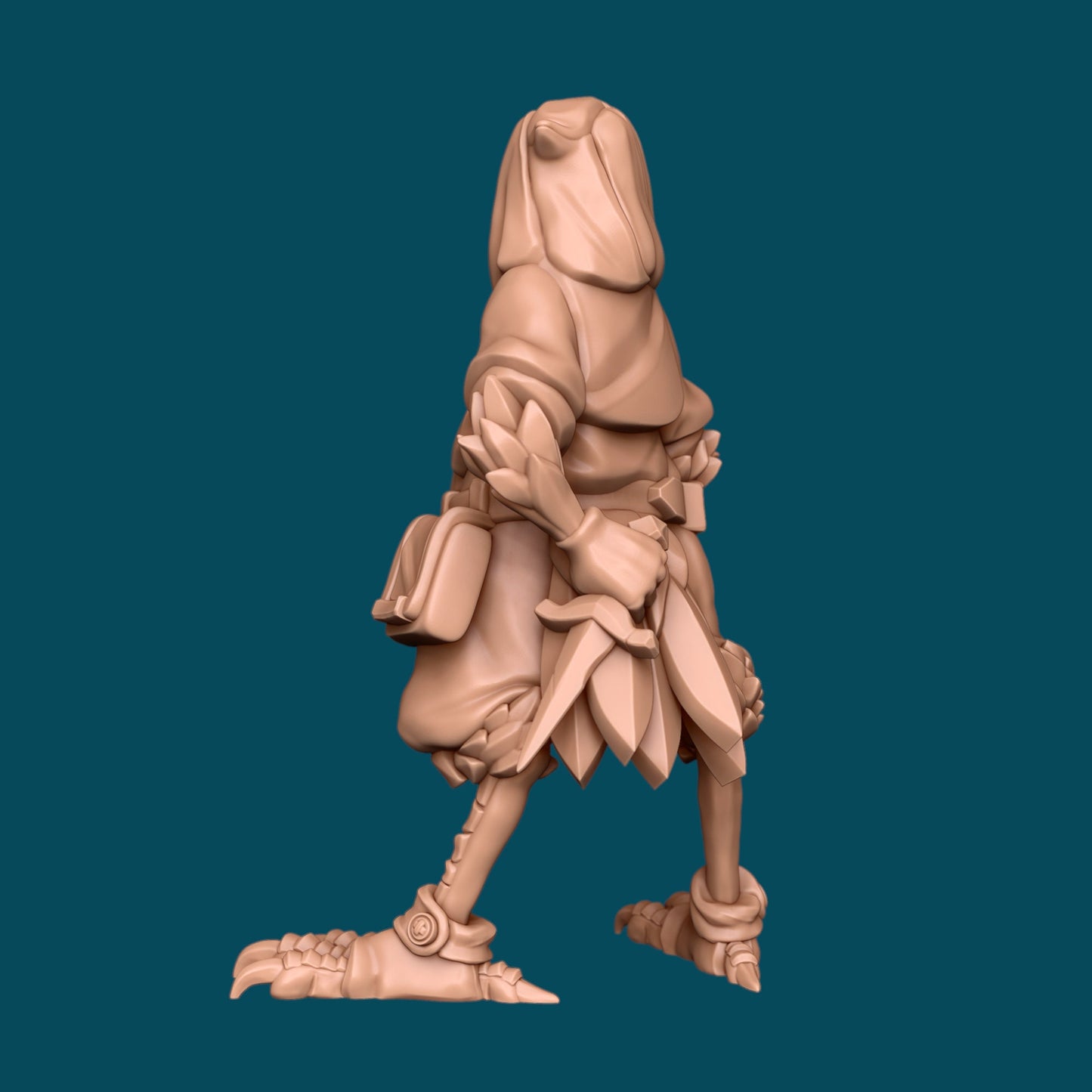 Quiet, a Kenku Assassin | D&D TTRPG Miniature | Awkward Penguin Minis