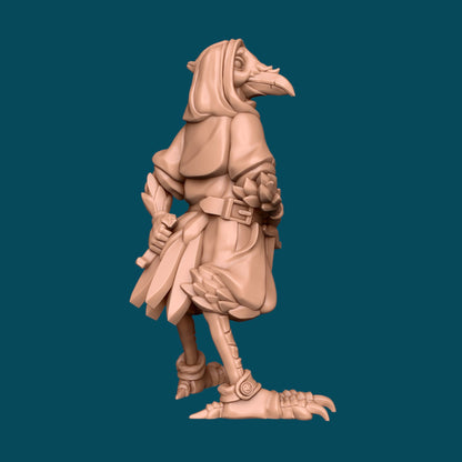 Quiet, a Kenku Assassin | D&D TTRPG Miniature | Awkward Penguin Minis