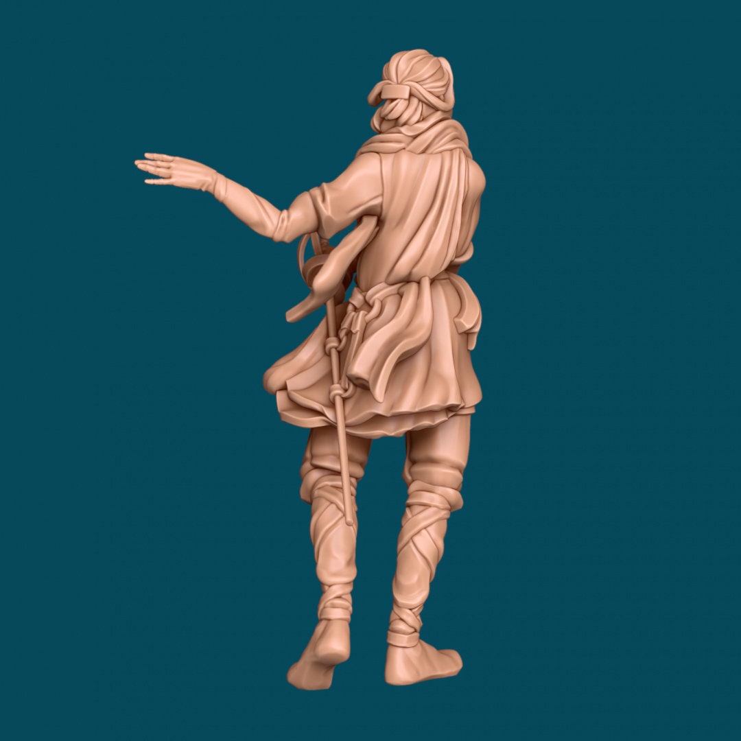 Tiel, a Rapier Wielder | D&D TTRPG Miniature | Awkward Penguin Minis