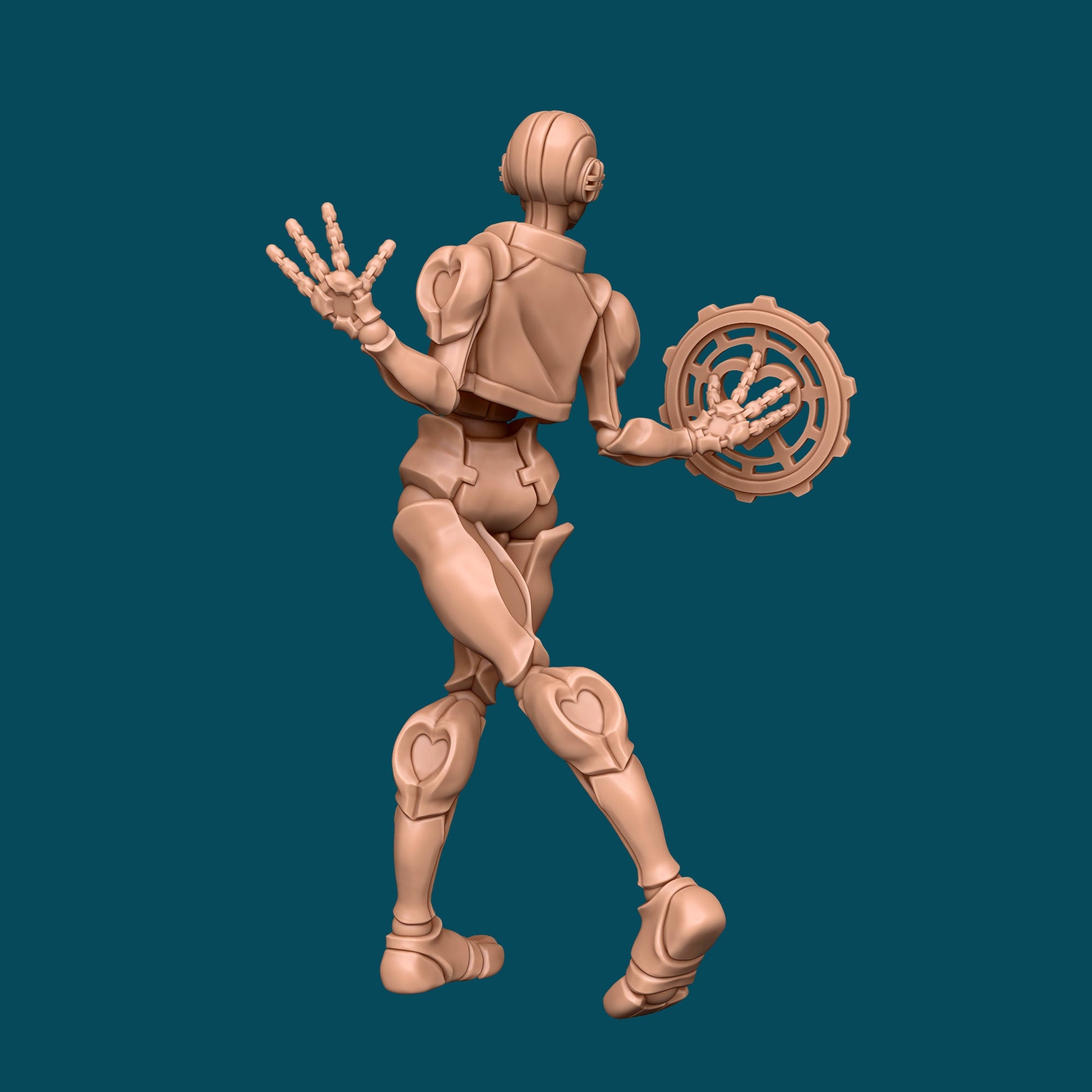 WWW, a Healer Robot | D&D TTRPG Miniature | Awkward Penguin Minis