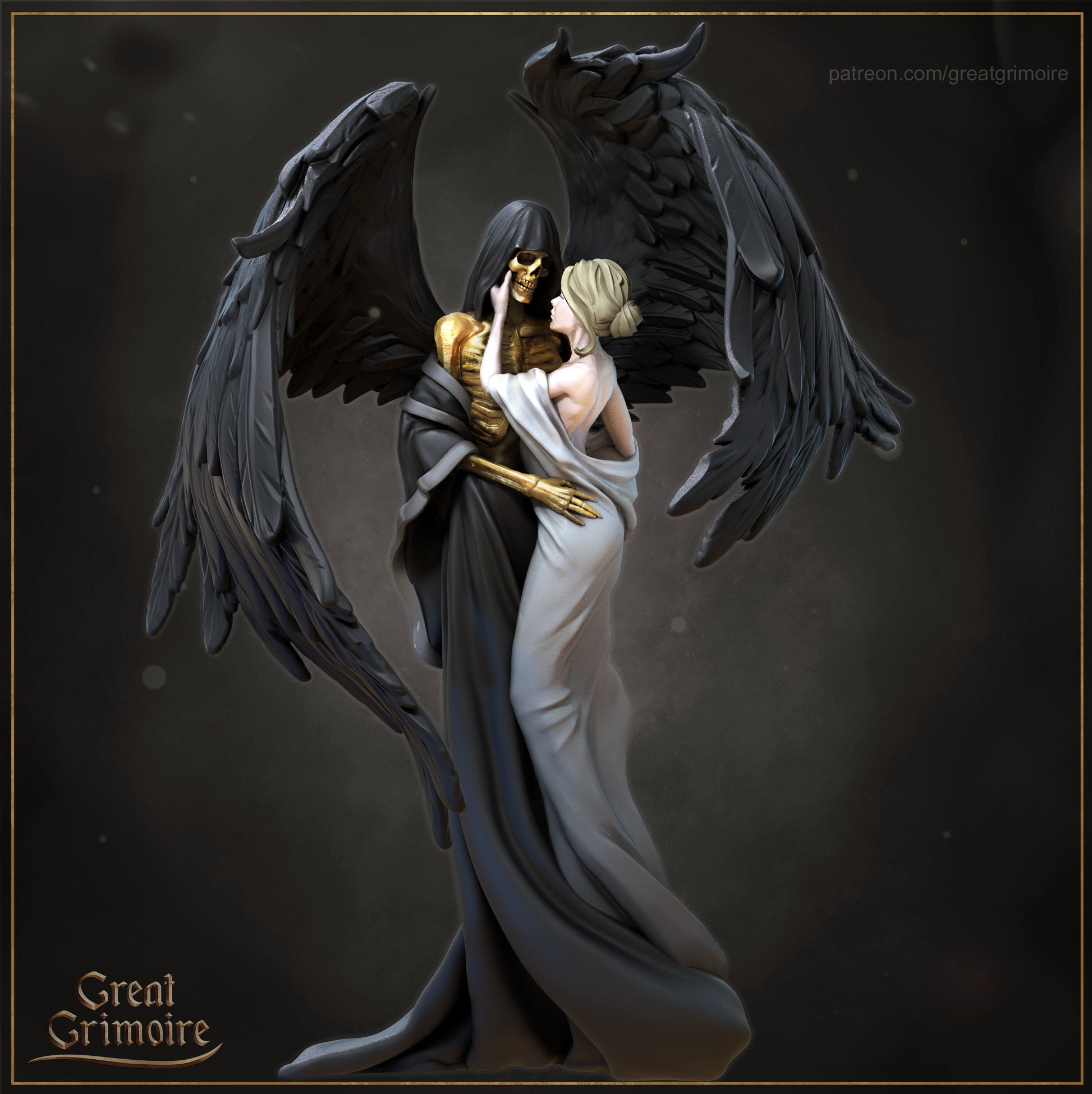 Undead Lovers | Lodge of the Dark Arts | Tabletop Gaming Miniature | Great Grimoire