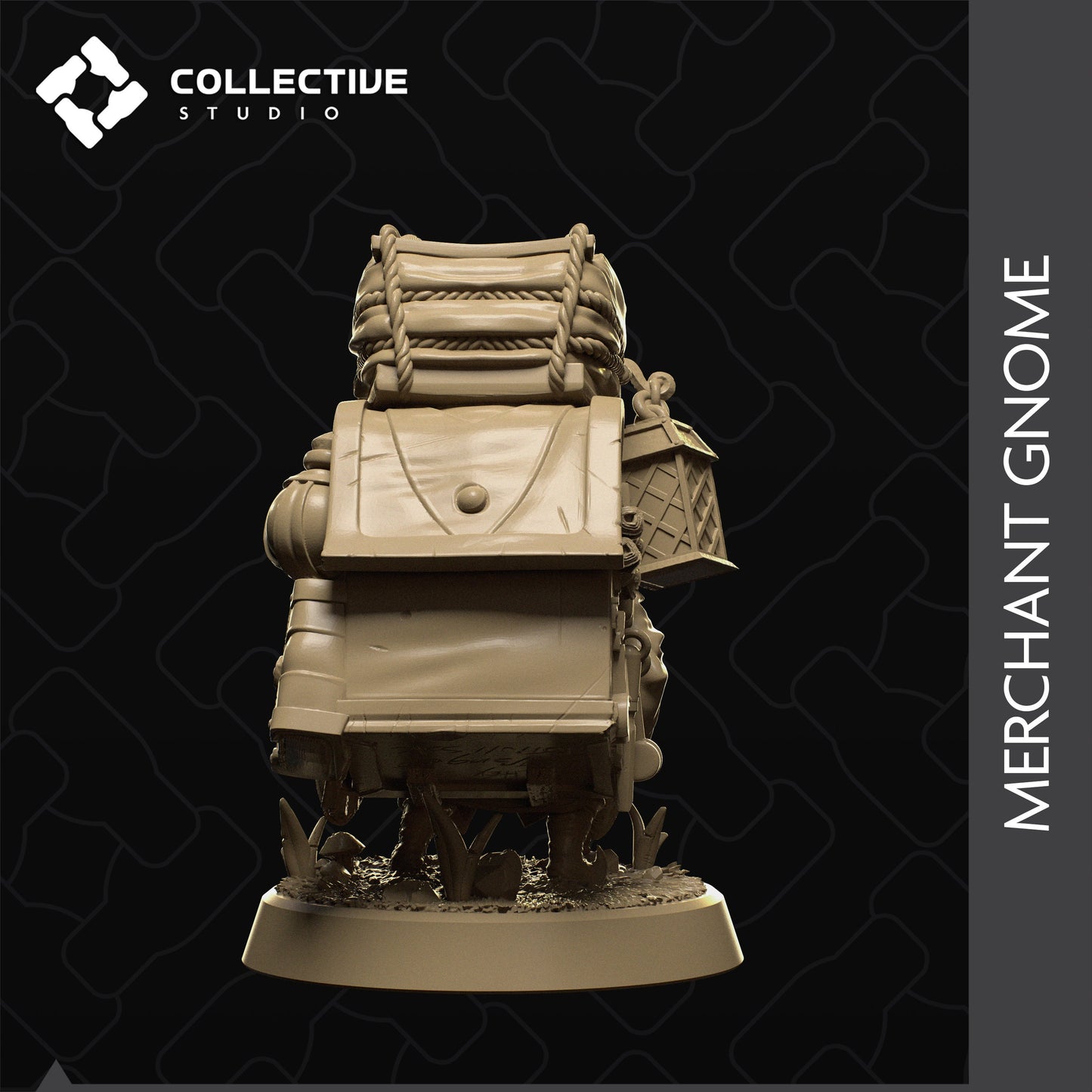 Merchant Gnome | Tabletop Gaming Mini or Display Figure | Collective Studio