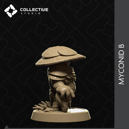 Myconids, Mushroom Fungus People | Tabletop Gaming Minis or Display Figures | Collective Studio