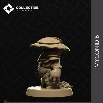 Myconids, Mushroom Fungus People | Tabletop Gaming Minis or Display Figures | Collective Studio
