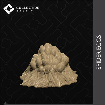 Eggs, Closed and Hatched | D&D Scatter Miniature | Collective Studio