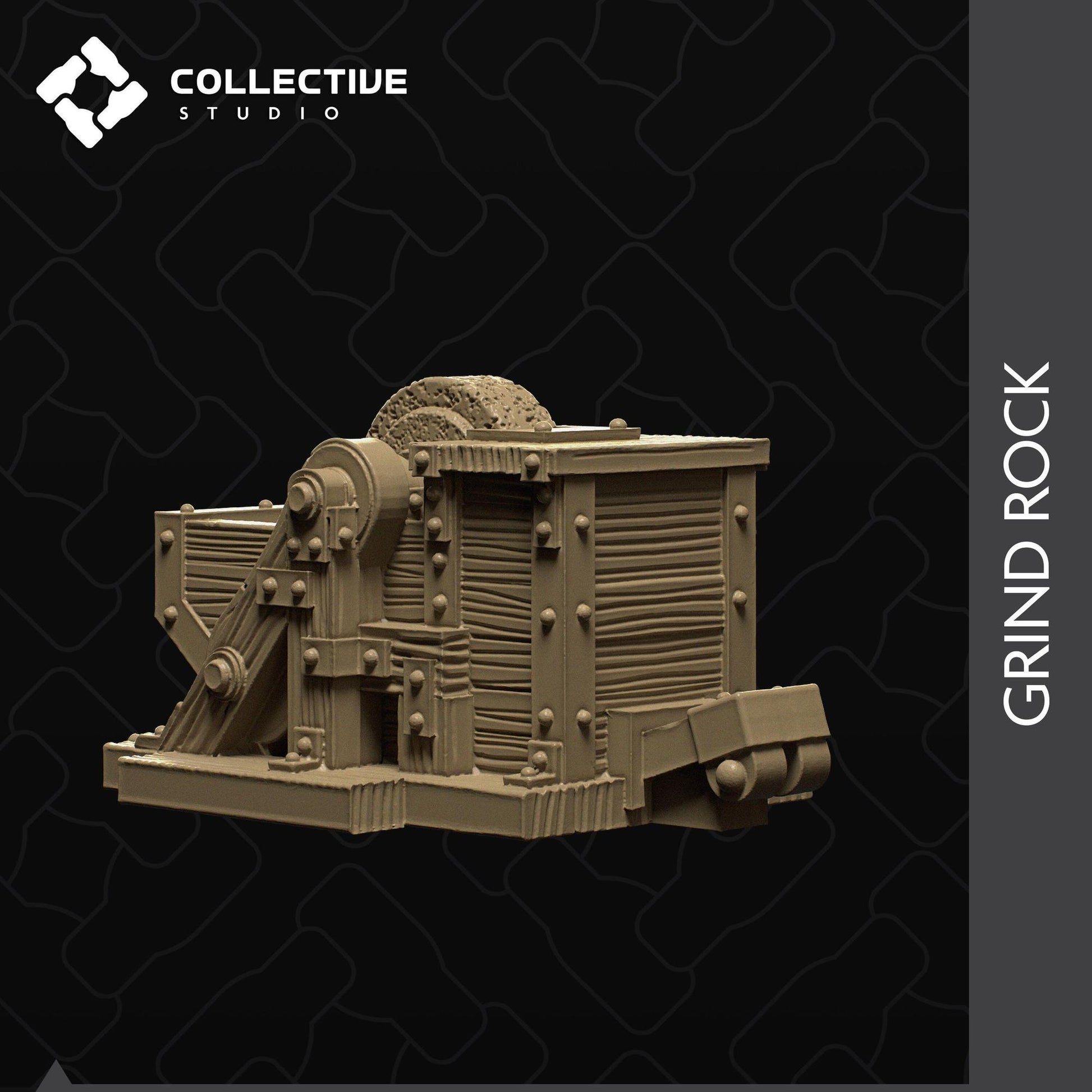 Grind Rock | D&D Scatter Miniature | Collective Studio