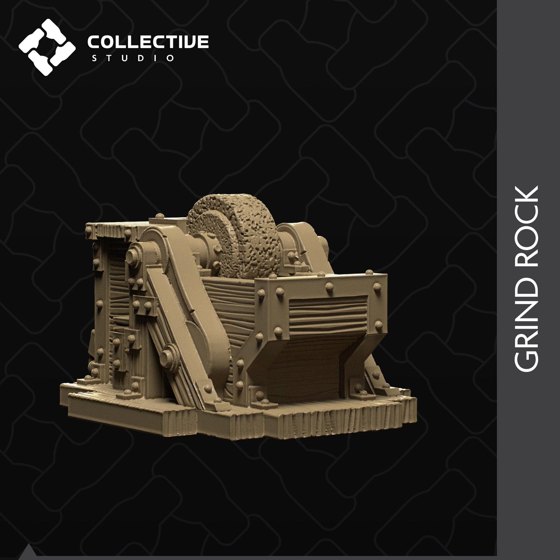 Grind Rock | D&D Scatter Miniature | Collective Studio