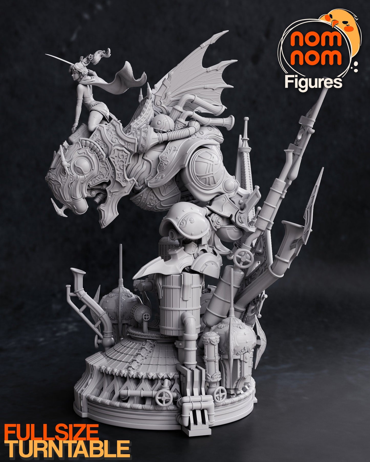 Half-Esper | Resin Garage Kit FigureGame Fan Art | Nomnom Figures