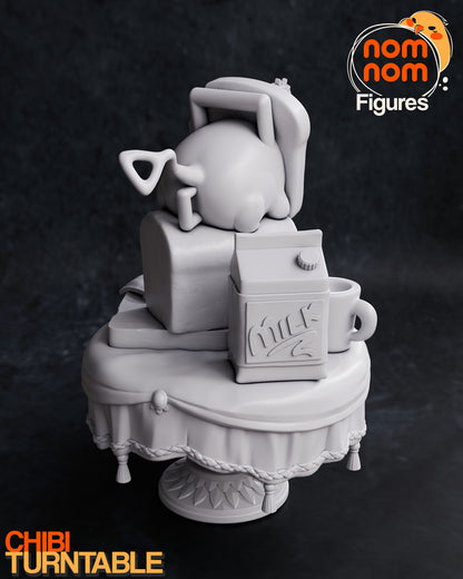 Chibi Chainsaw Demon | Resin Garage Kit Figure Anime Fan Art | Nomnom Figures