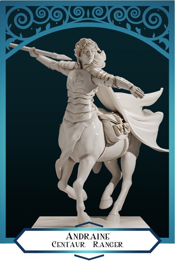 Centaur Ranger | D&D TTRPG Miniature | DnD Is A Woman | NO BASE