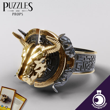 Armband of Labyrinth | TTRPG LARP Gaming Prop | Puzzles & Props