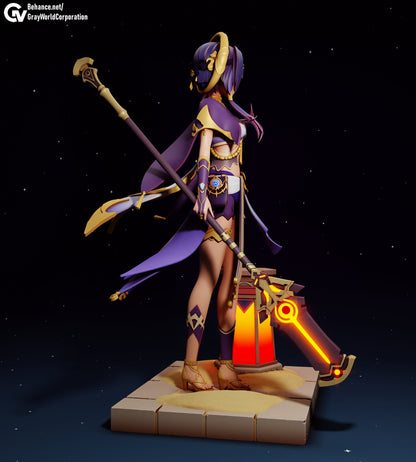 Candace | Resin Garage Kit Sculpture Anime Video Game Fan Art Statue | Gray World Corporation