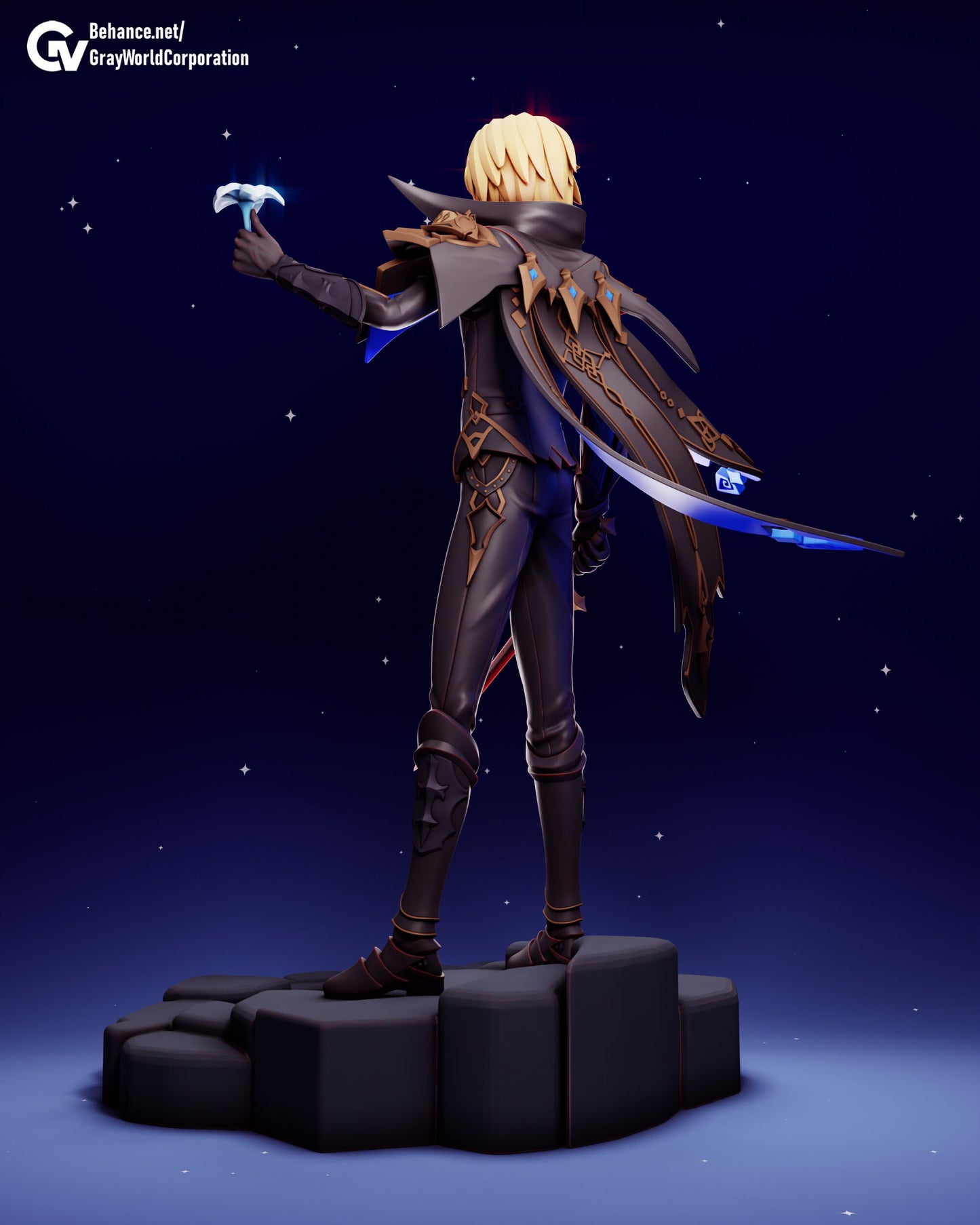 Dainsleif | Resin Garage Kit Sculpture Anime Video Game Fan Art Statue | Gray World Corporation