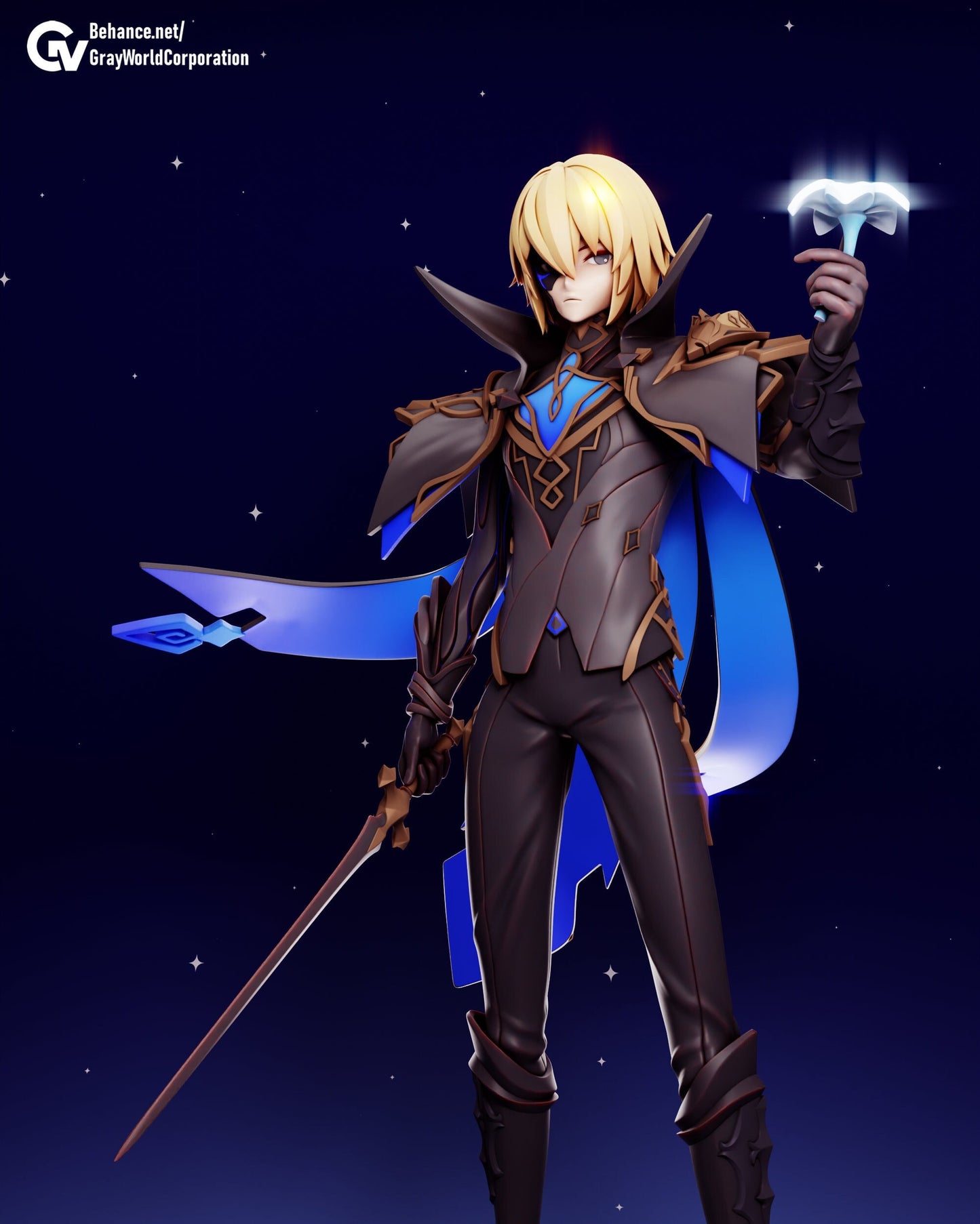 Dainsleif | Resin Garage Kit Sculpture Anime Video Game Fan Art Statue | Gray World Corporation