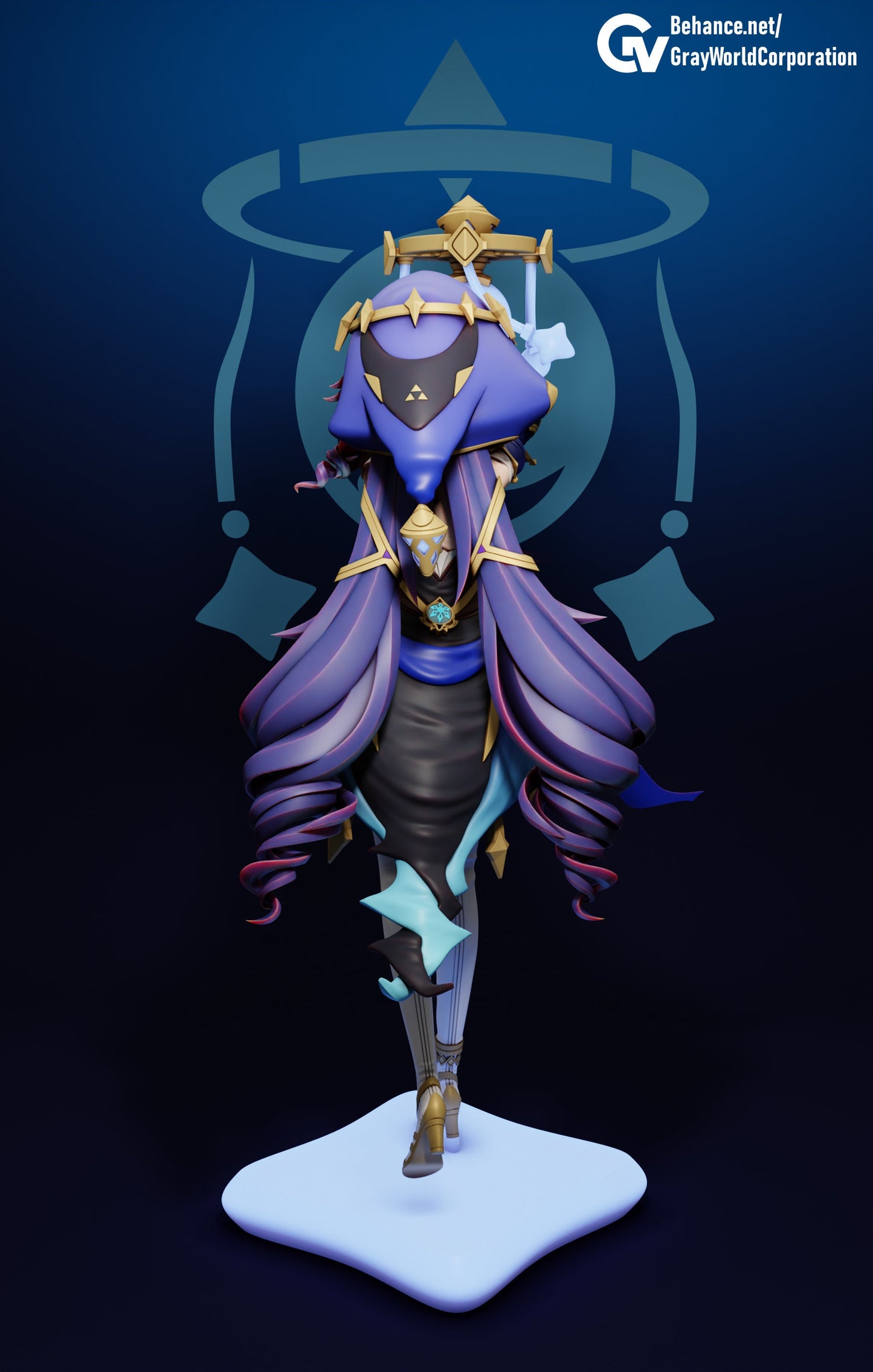 Layla | Resin Garage Kit Sculpture Anime Video Game Fan Art Statue | Gray World Corporation