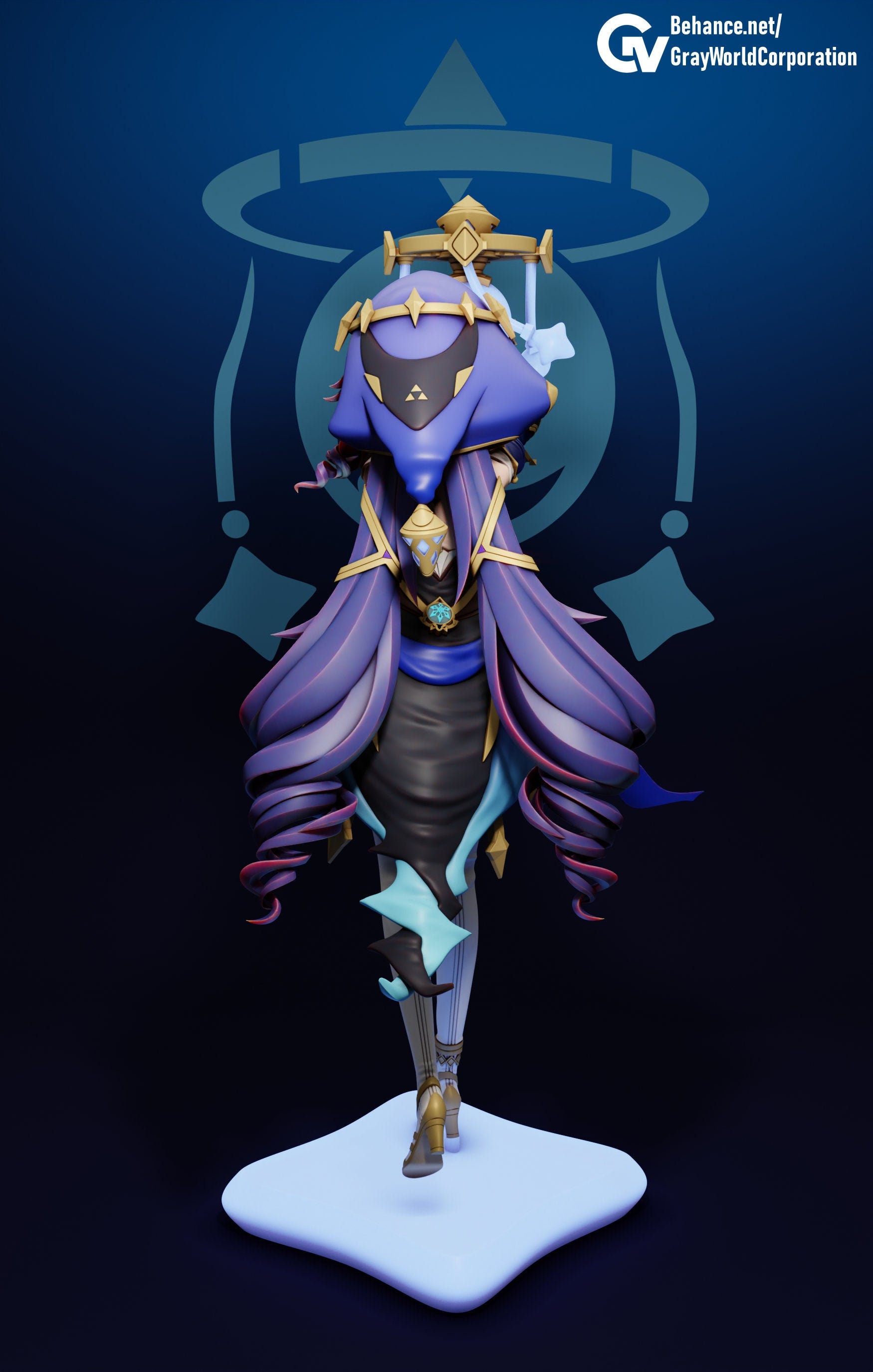 Layla | Resin Garage Kit Sculpture Anime Video Game Fan Art Statue | Gray World Corporation