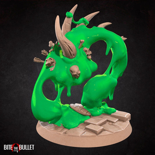 Elemental Slime | TABLETOP SCALE | D&D TTRPG Miniature | Bite the Bullet