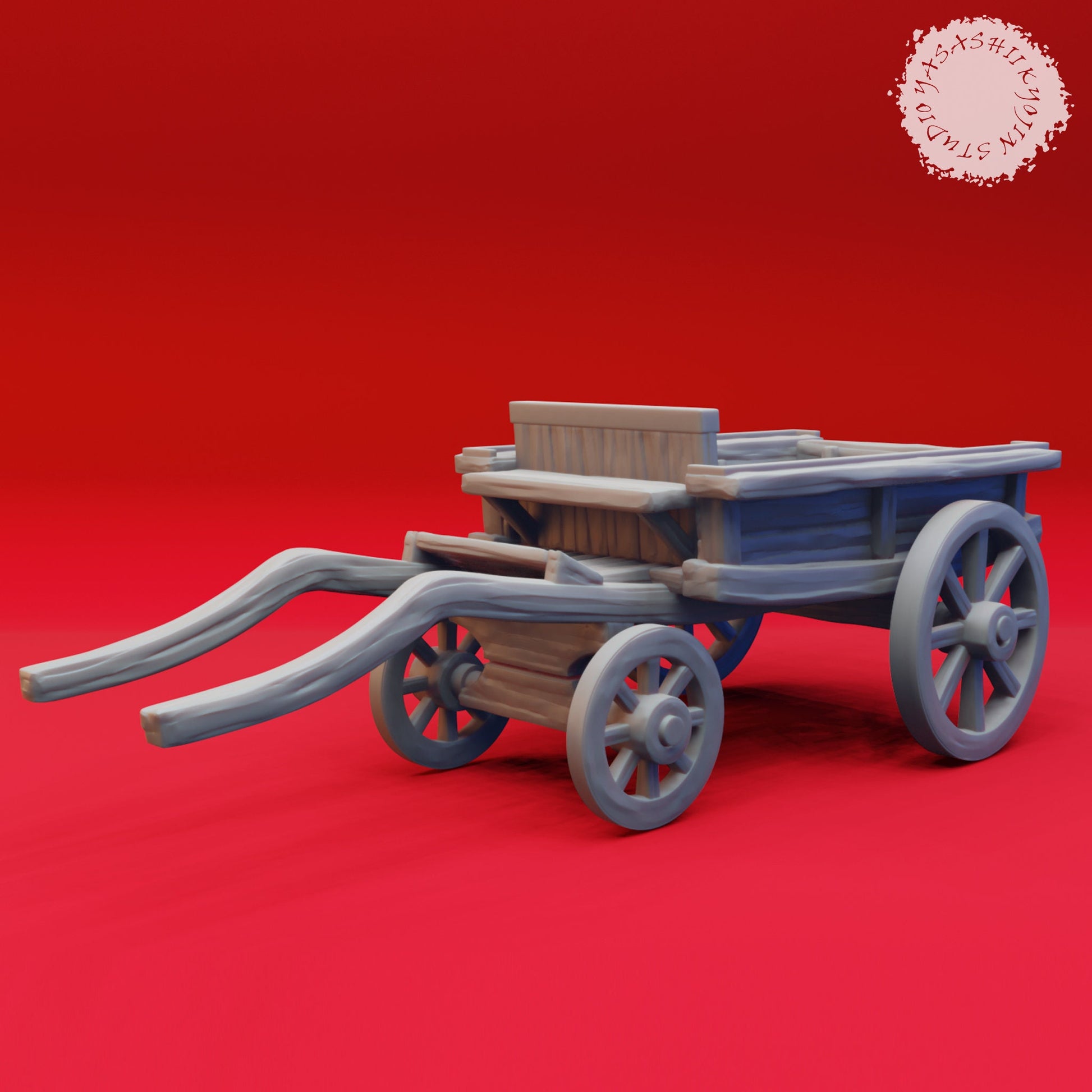 Mimic Wagon | TABLETOP SCALE | D&D TTRPG Miniature | Yasashii Kyojin Studio