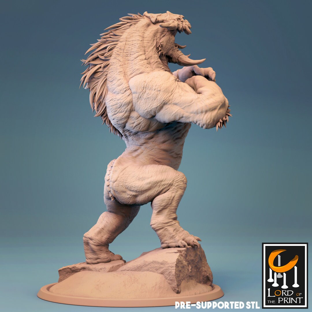 Barlgura, Abyssal Demon Ape | TABLETOP SCALE | D&D TTRPG Monster Miniature | Rescale Miniatures