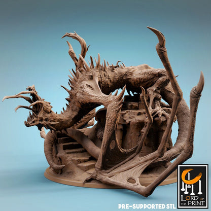Corrupted Wyvern | TABLETOP SCALE | TTRPG Dragon Miniature | Rescale Miniatures