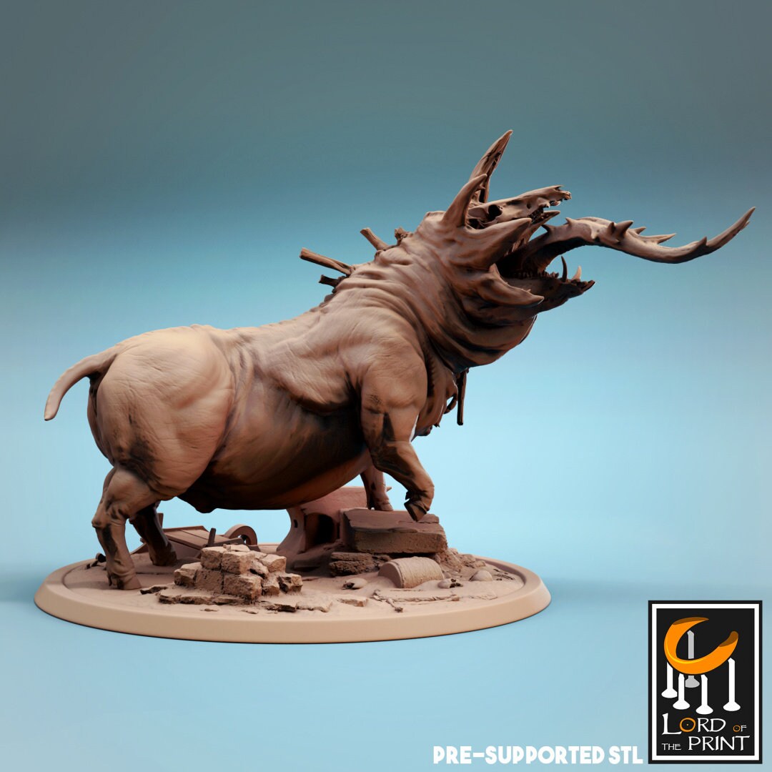 Corrupted Pigs | TABLETOP SCALE | TTRPG Monster Miniature | Rescale Miniatures