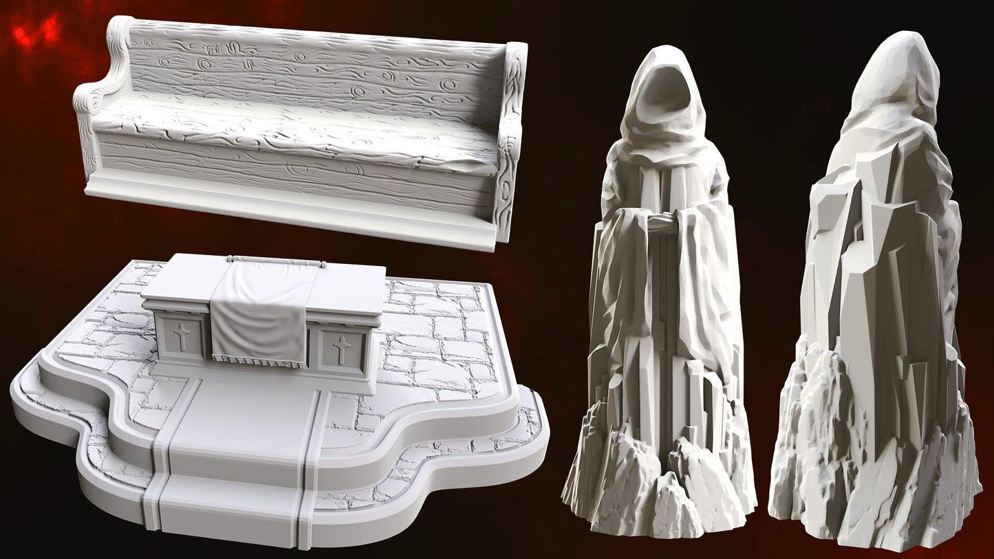 Stone Priest's Chapel | Playable 3D Printed Building | IMMORTA
