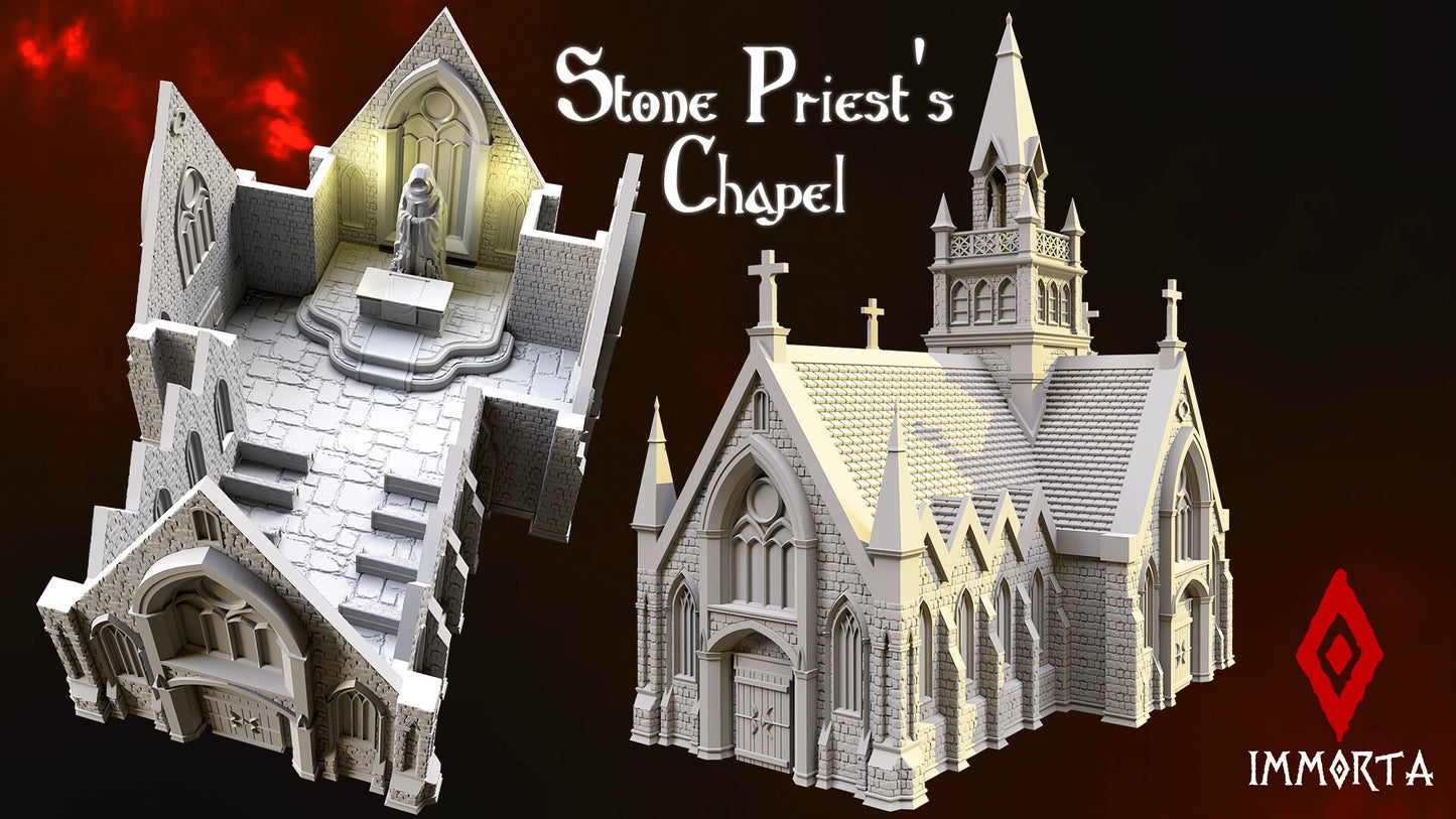 Stone Priest's Chapel | Playable 3D Printed Building | IMMORTA