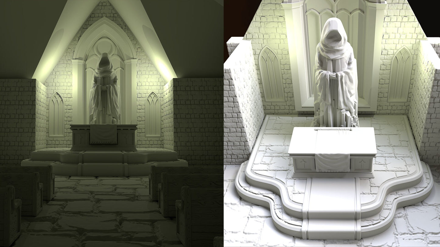 Stone Priest's Chapel | Playable 3D Printed Building | IMMORTA