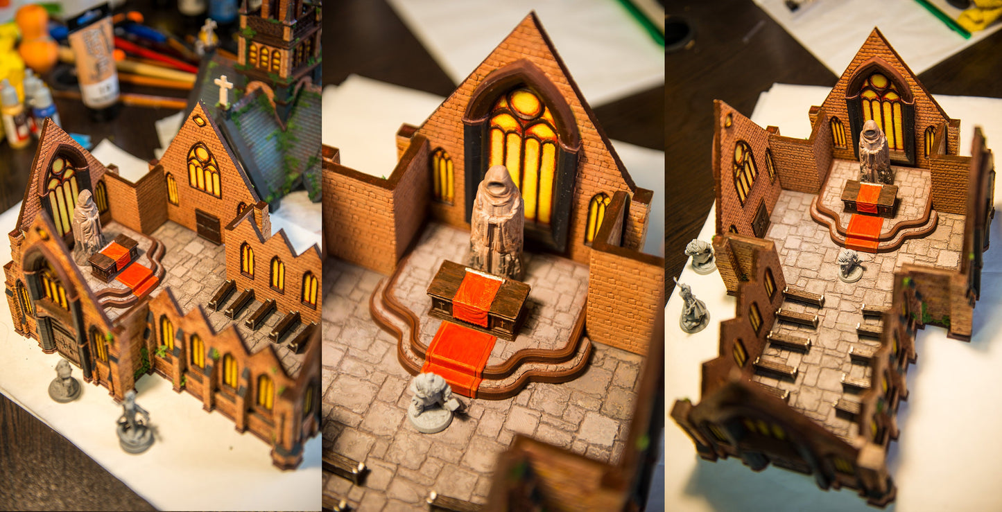 Stone Priest's Chapel | Playable 3D Printed Building | IMMORTA