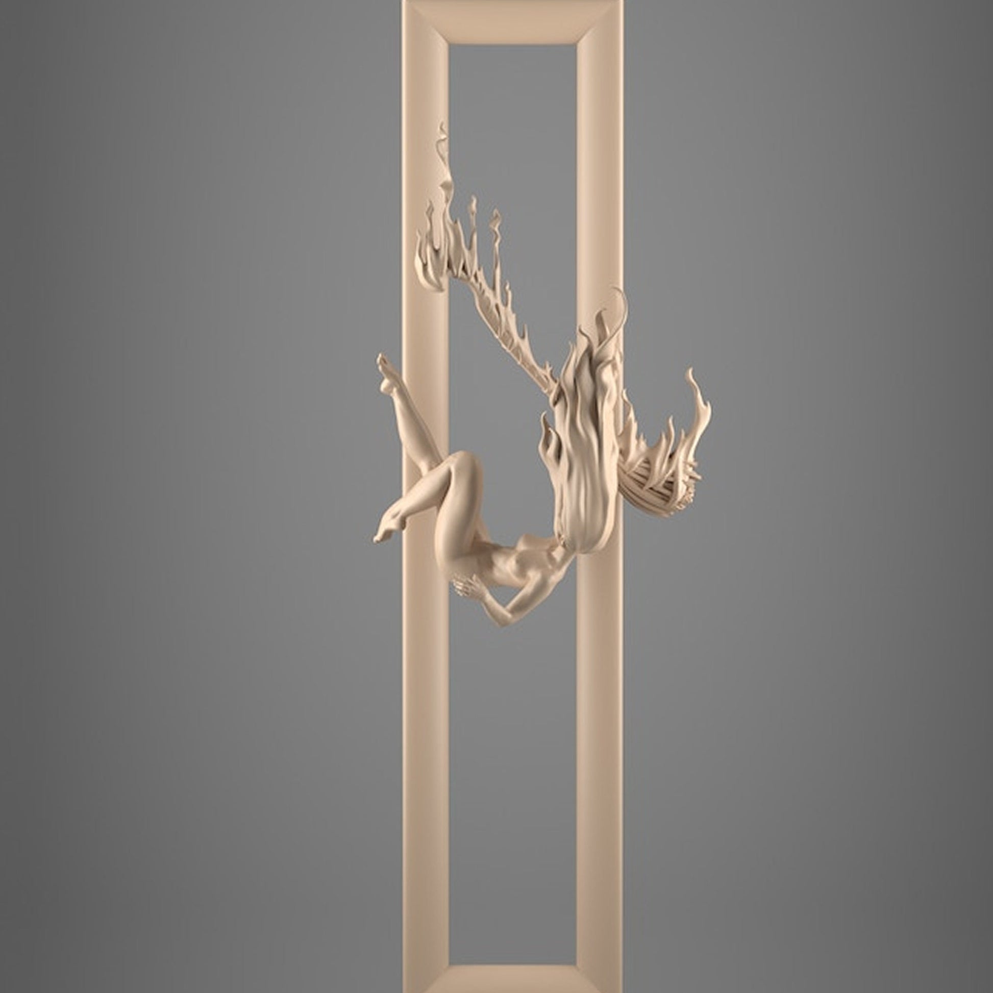 The Burning Broom | D&D TTRPG Pin Up Miniature | Blackthorn Miniatures