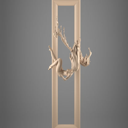 The Burning Broom | D&D TTRPG Pin Up Miniature | Blackthorn Miniatures