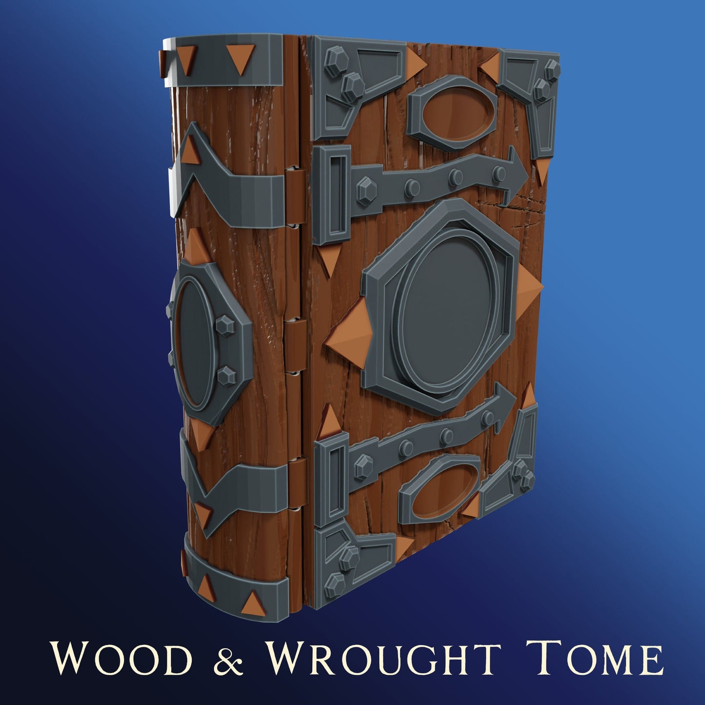 The Librarian's Tome, Wood & Wrought | 3D Printed Gaming Storage Accessory | XYKit