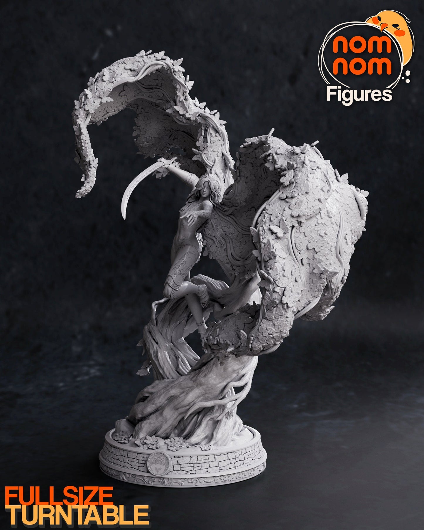 Rotting Scarlet Goddess | Resin Garage Kit Figure Video Game Fan Art | Nomnom Figures
