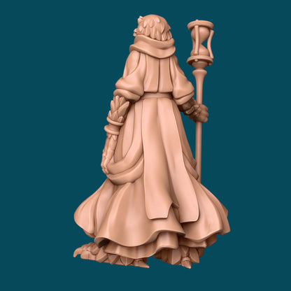 Netta, an Owl Lady | D&D TTRPG Miniature | Awkward Penguin Minis