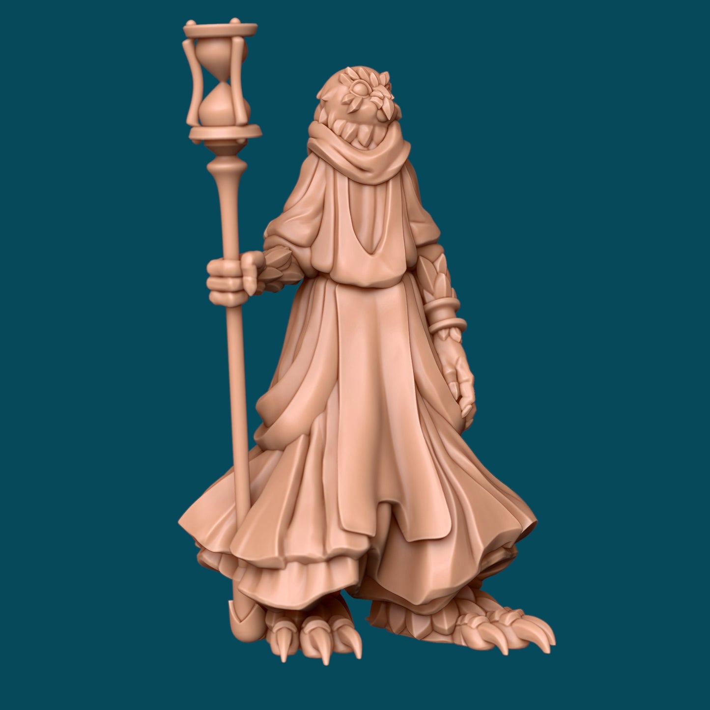 Netta, an Owl Lady | D&D TTRPG Miniature | Awkward Penguin Minis