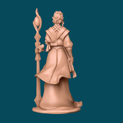 Tylo, a One-Armed Mage | D&D TTRPG Miniature | Awkward Penguin Minis