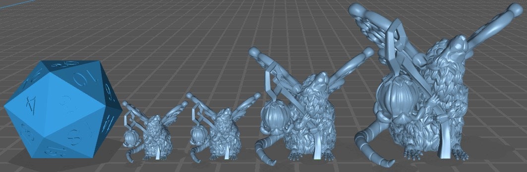 Eustass the Fey-rat | TTRPG D&D Miniature | Awkward Penguin Minis