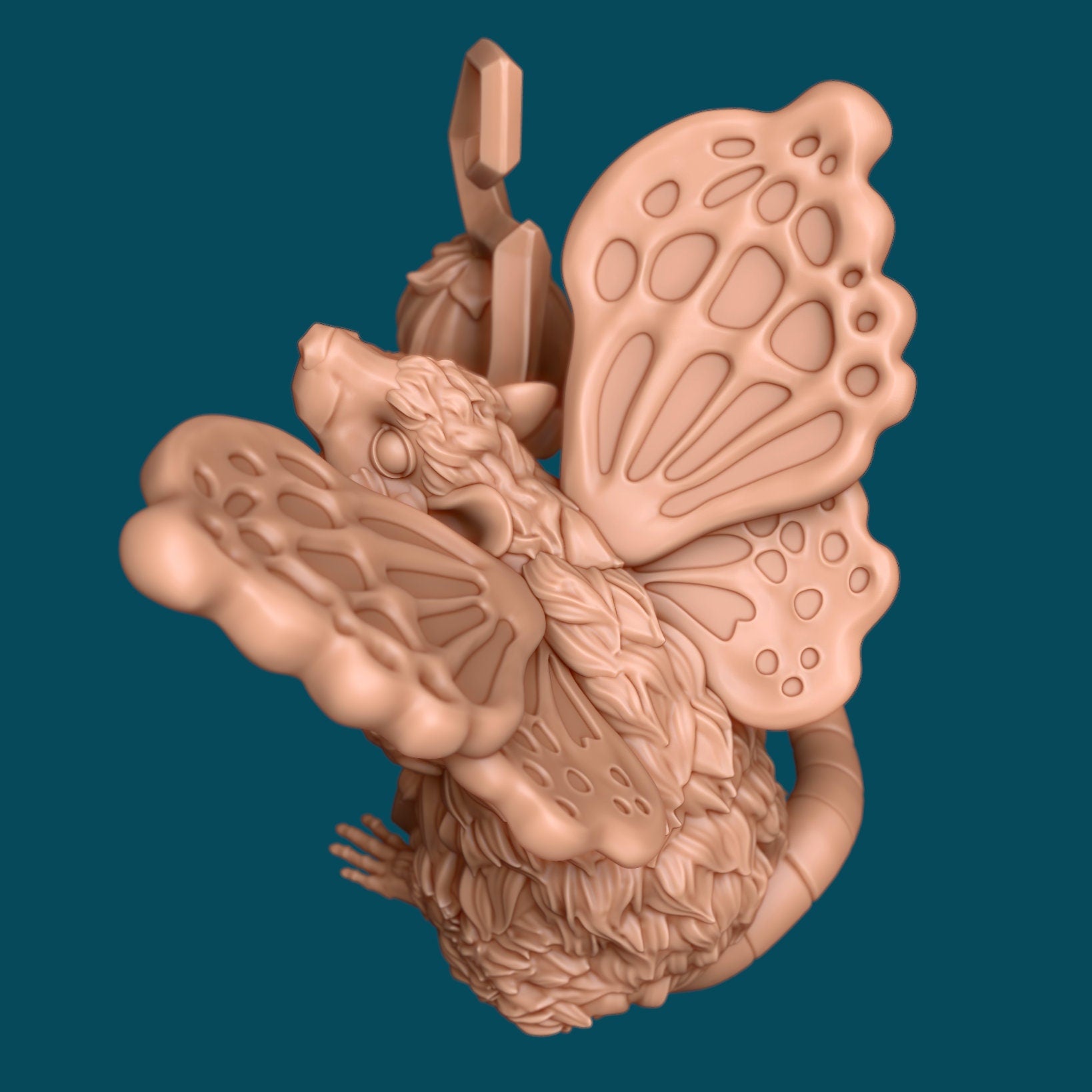 Eustass the Fey-rat | TTRPG D&D Miniature | Awkward Penguin Minis