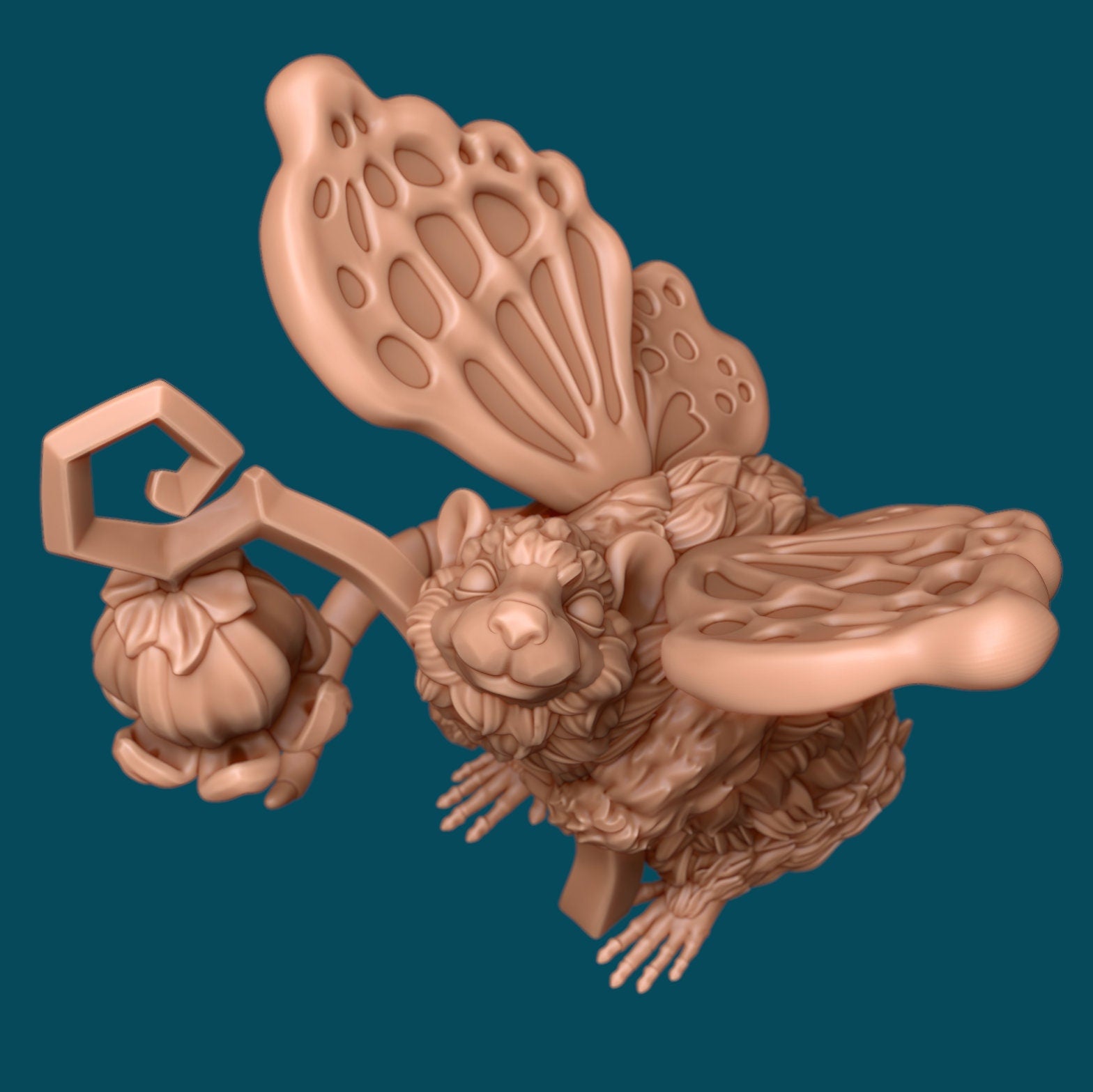 Eustass the Fey-rat | TTRPG D&D Miniature | Awkward Penguin Minis