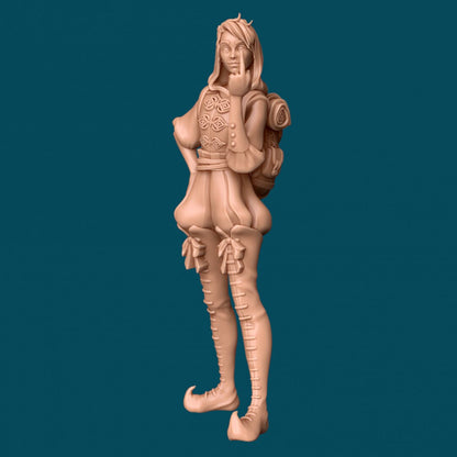 Moonshine a Circus Rogue | D&D TTRPG Miniature | Awkward Penguin Minis