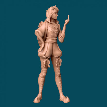 Moonshine a Circus Rogue | D&D TTRPG Miniature | Awkward Penguin Minis