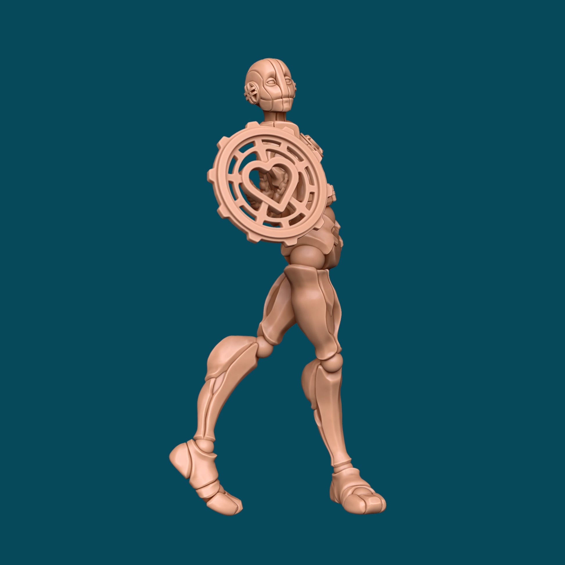 WWW, a Healer Robot | D&D TTRPG Miniature | Awkward Penguin Minis