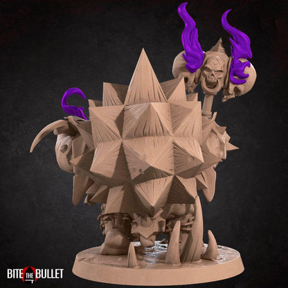Tortle Warlock | TABLETOP SCALE | D&D TTRPG Miniature | Bite the Bullet | Unpainted, Unplated Resin 8k