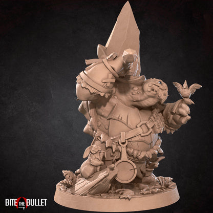 Tortle Barbarian | TABLETOP SCALE | D&D TTRPG Miniature | Bite the Bullet | Unpainted, Unplated Resin 8k