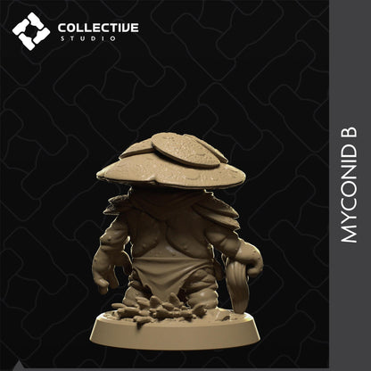 Myconids, Mushroom Fungus People | Tabletop Gaming Minis or Display Figures | Collective Studio