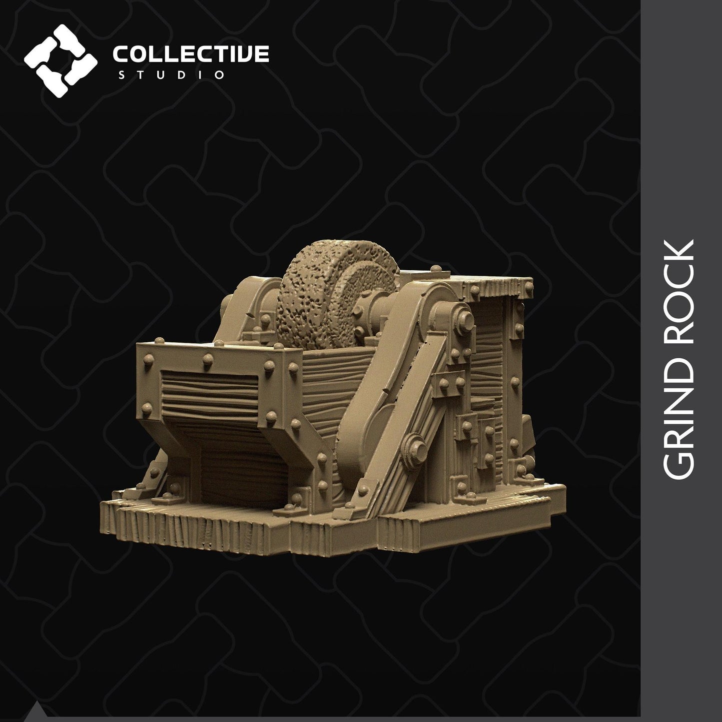 Grind Rock | D&D Scatter Miniature | Collective Studio