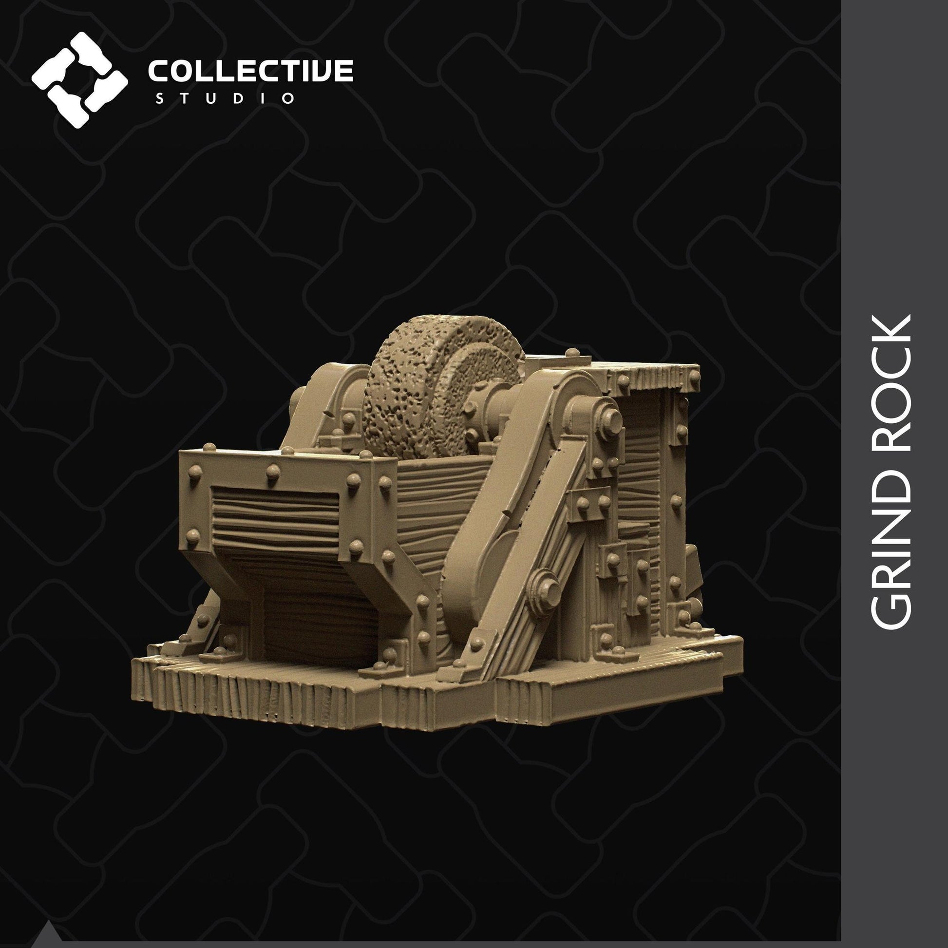 Grind Rock | D&D Scatter Miniature | Collective Studio