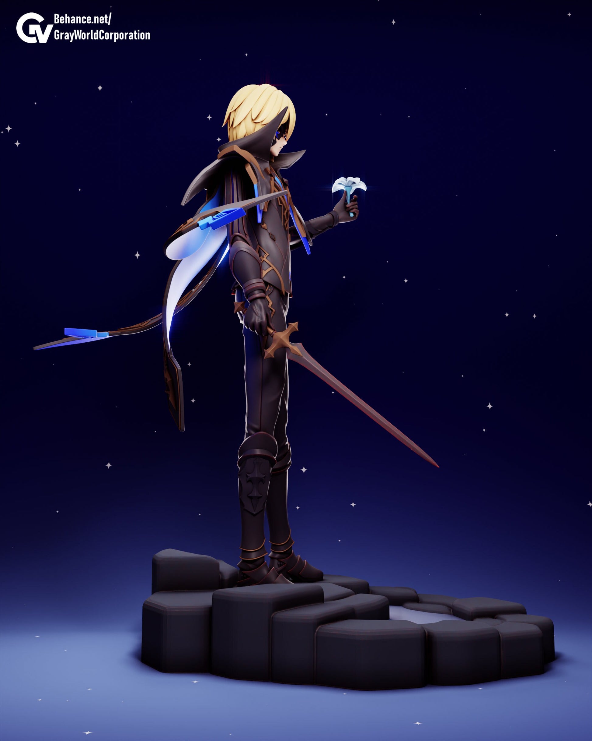 Dainsleif | Resin Garage Kit Sculpture Anime Video Game Fan Art Statue | Gray World Corporation