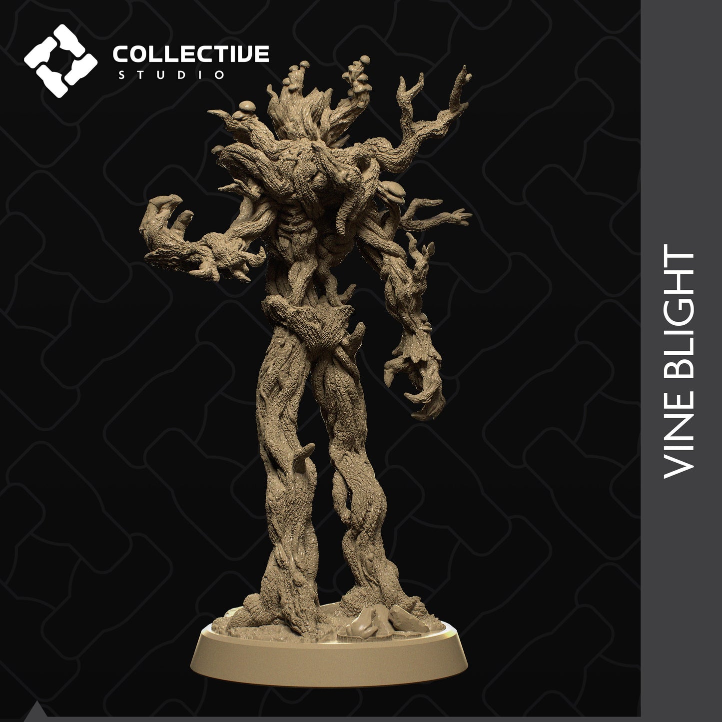 Vine Blight, Forest Monster | Tabletop Gaming Mini or Display Figure | Collective Studio