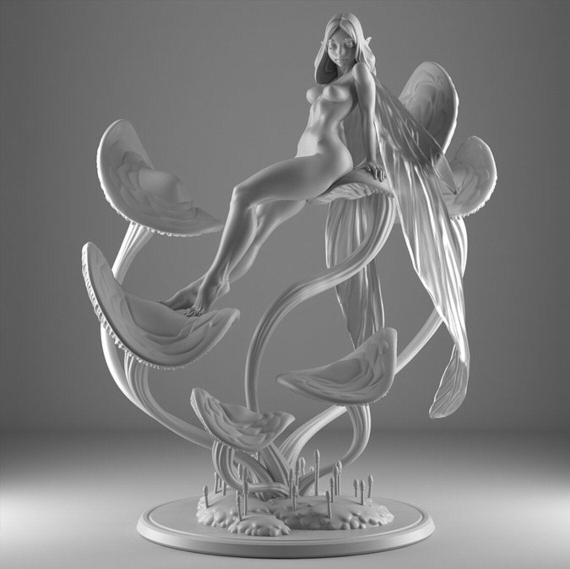 Oona, Moon Fairy | Resin Garage Kit Pin Up Figure Statue | Blackthorn Miniatures